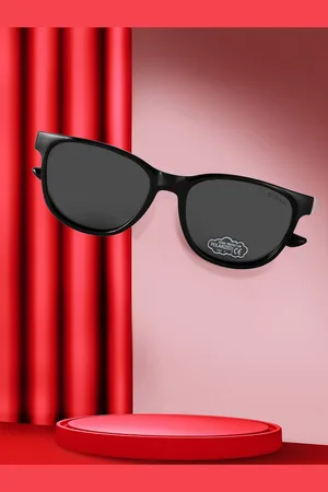 Kool Kids Round Sunglasses with Polarised and UV Protected Lens KKSP S5036 BK