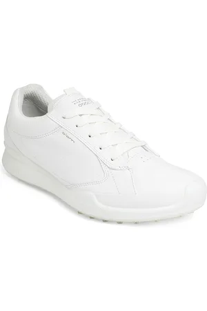 Ecco Womens Biom Hybrid White Leather Regular Golf Shoes