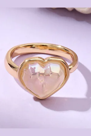 Salty Artificial Stones Finger Ring