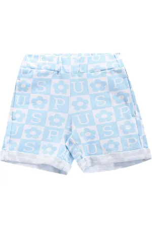 Ralph Lauren Girls Typography Printed Mid Rise Shorts