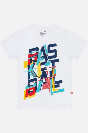 BodyCare Boys Typography Printed Cotton T-shirt