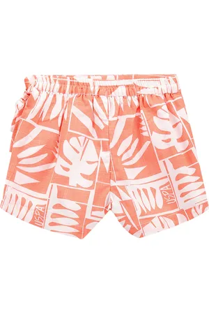 Ralph Lauren Girls Tropical Printed Mid-Rise Shorts