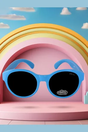 Kool Kids Round Sunglasses with Polarised and UV Protected Lens KKSP CT1874 BL