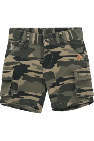 Ralph Lauren Boys Camouflage Printed Cargo Shorts