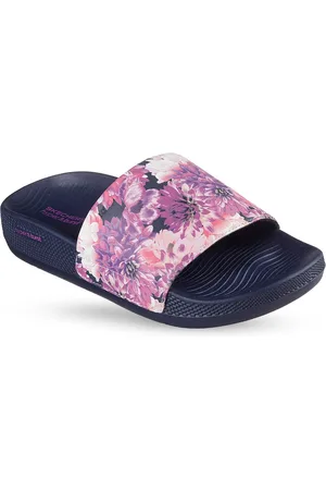 Skechers Women HYPER SLIDE - FLORAL BLOOMS Sliders