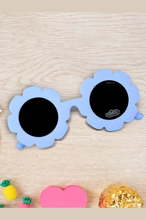 Kool Kids Round Sunglasses with Polarised and UV Protected Lens-KKSP 6-056 BL