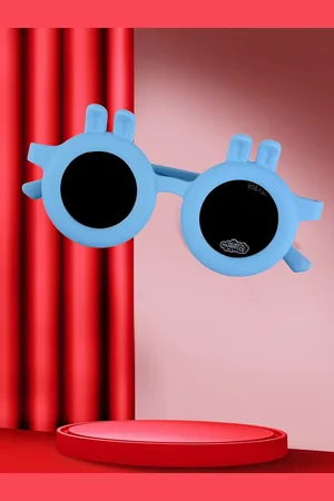 Kool Kids Round Sunglasses with Polarised and UV Protected Lens KKSP 6-073 BL