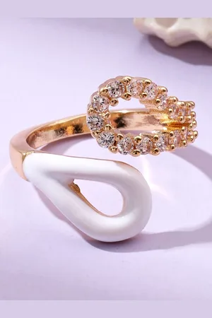 Salty Artificial Stones Finger Finger Ring