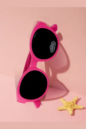 Kool Kids Round Sunglasses with Polarised and UV Protected Lens-KKSP CT1874 PK