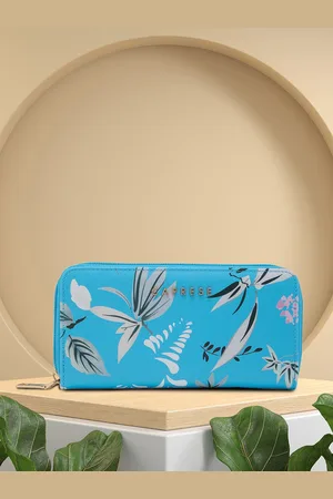 Caprese Floral Printed Zip Around Wallet