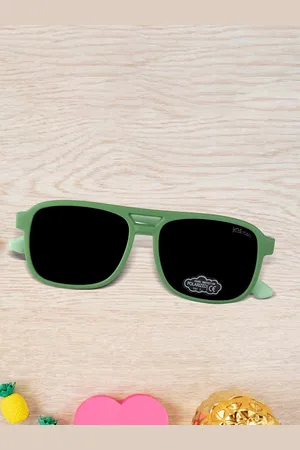 Kool Kids Round Sunglasses with Polarised and UV Protected Lens-KKSP CT11025 GR