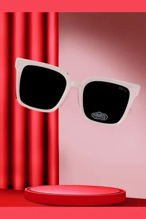 Kool Kids Square Sunglasses with Polarised and UV Protected Lens KKSP CT11072 IV