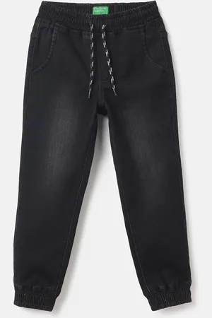 Benetton Boys Jogger Clean Look Light Fade Stretchable Jeans