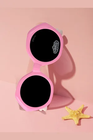 Kool Kids Round Sunglasses with Polarised and UV Protected Lens-KKSP S5023 PK