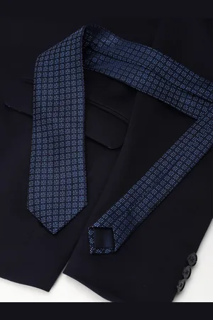 Louis Philippe Men Woven Design Broad Tie