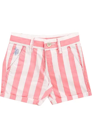 Ralph Lauren Boys Striped Mid Rise Pure Cotton Shorts