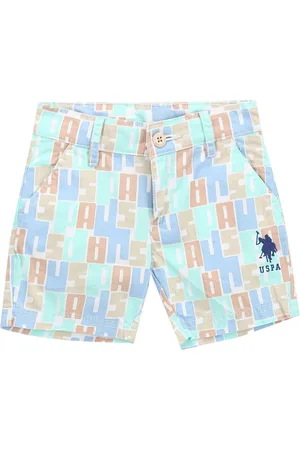 Ralph Lauren Boys Typography Printed Regular Shorts