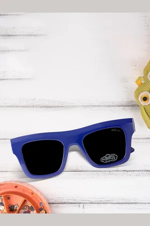 Kool Kids Square Sunglasses with Polarised and UV Protected Lens KKSP S-5043 BL
