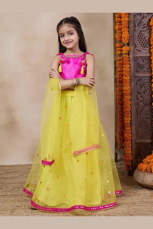 pspeaches Girls Ready to Wear Lehenga & Blouse With Dupatta