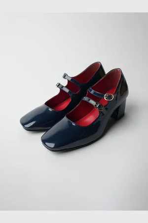 Theater Round Toe Block Heeled Mary Janes