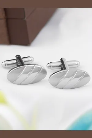 KOVOVE Silver-Toned Cufflinks