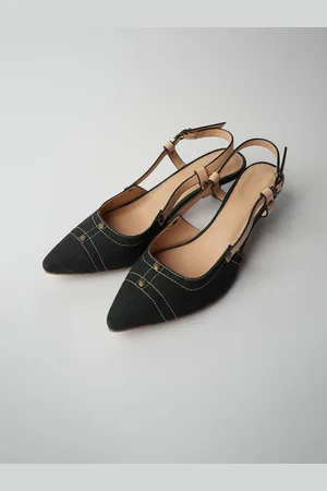 Theater Pointed Toe Backstrap Kitten Heel Mules