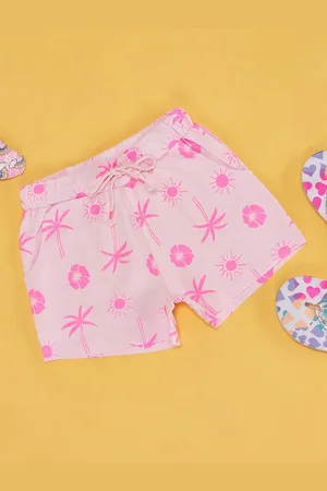 Pantaloons Girls Floral Printed Cotton Shorts