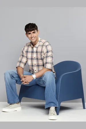 Aeropostale Pure Cotton Checked Casual Shirt