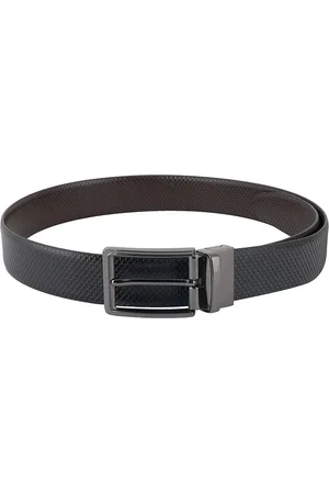 STYLE SHOES Men Textured Leather Reversible Formal Belt