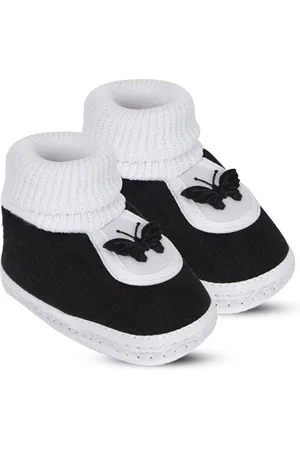 BAESD Infants Cotton Butterfly Slip On Booties
