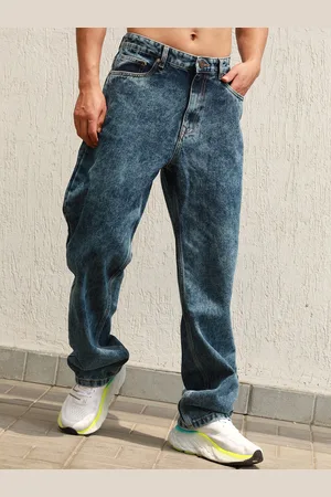 Hubberholme Men Straight Fit Clean Look Light Fade Pure Cotton Jeans