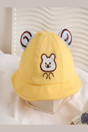 KICKS & CRAWL Kids Embroidered Little Bunny Cotton Cap