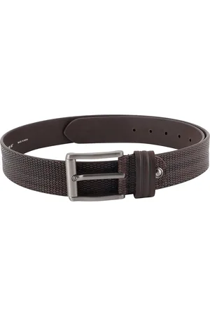 STYLE SHOES Men Textured Leather Belt