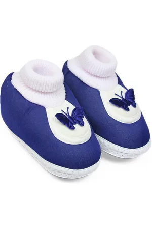 BAESD Kids Cotton Butterfly Slip On Booties