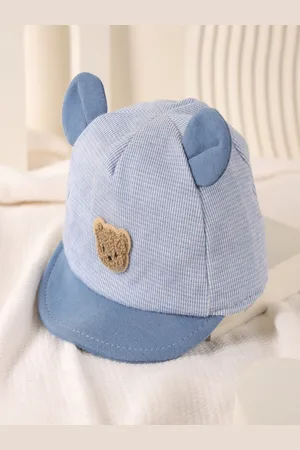 KICKS & CRAWL Kids Printed Little Bear Cotton Cap