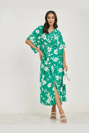 Styli Women Floral A-Line Maxi Dress