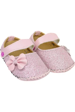 BAESD Girls Textured Bow Detail Booties