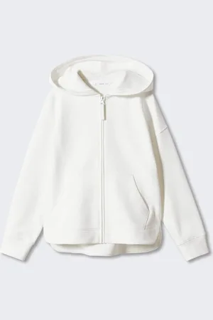 MANGO Girls Cotton Hooded Sweatshirt