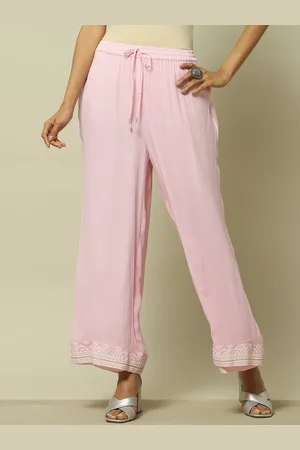Rangriti Women Relaxed Straight Leg Straight Fit Parallel Trousers