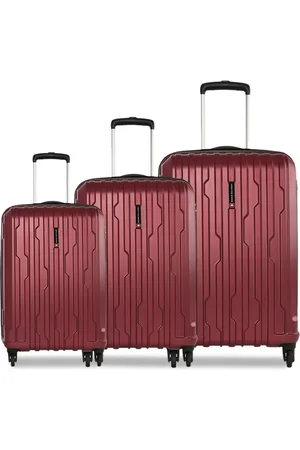 Swiss Military Set Of 3 Textured Hard-Sided Trolley Bags