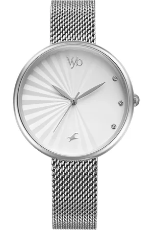 Fastrack Women Stainless Steel Bracelet Style Straps Analogue Watch FV60040SM01