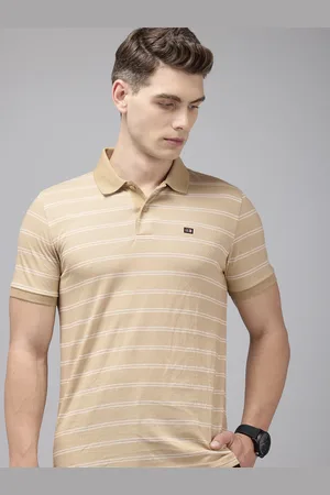 Arrow Striped Sport Polo Collar T-shirt