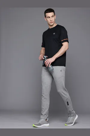 HRX Men Typography Print Regular Fit Track Pants