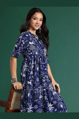 Sangria Floral Print Wrap Midi Dress