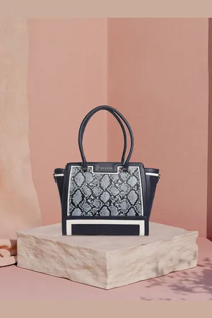 Caprese Animal Textured Structured Handheld Bag