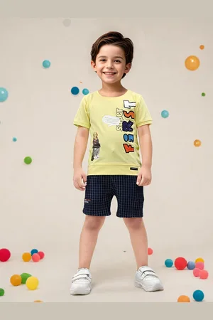 Toonyport Boys Printed T-shirt With Short