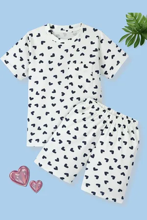 FUNKRAFTS Girls Printed Top With Shorts