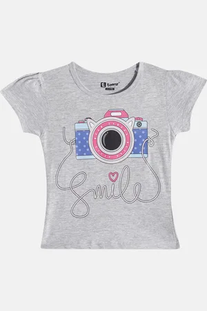 Eteenz Girls Printed Premium Cotton Top