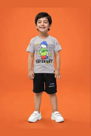 Toonyport Boys Printed T-shirt with Short