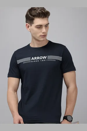 Arrow Typography Printed Sport Pure Cotton T-shirt